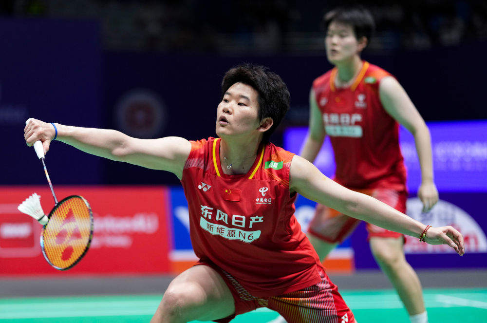 刘圣书/谭宁获得中国羽毛球公开赛女双冠军