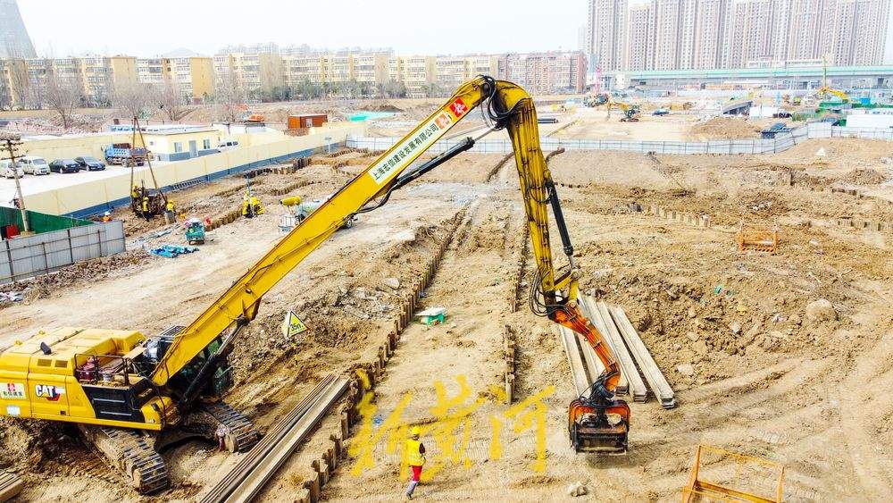 济南奥体西路北延开启下穿黄东联络线施工
