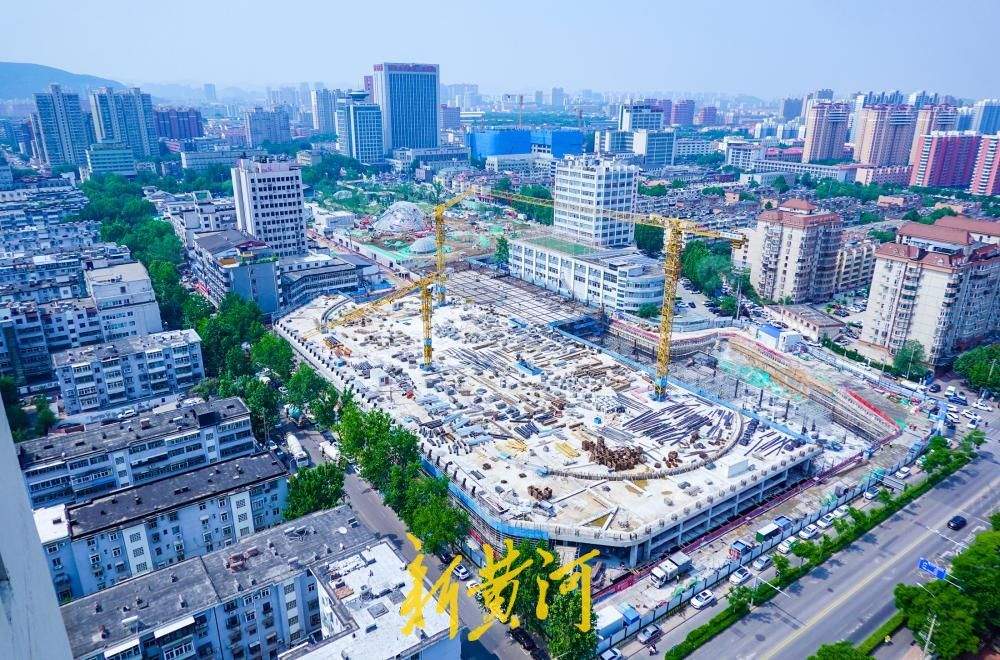 济南槐荫体育场原址正加快建设高标准全民健身中心