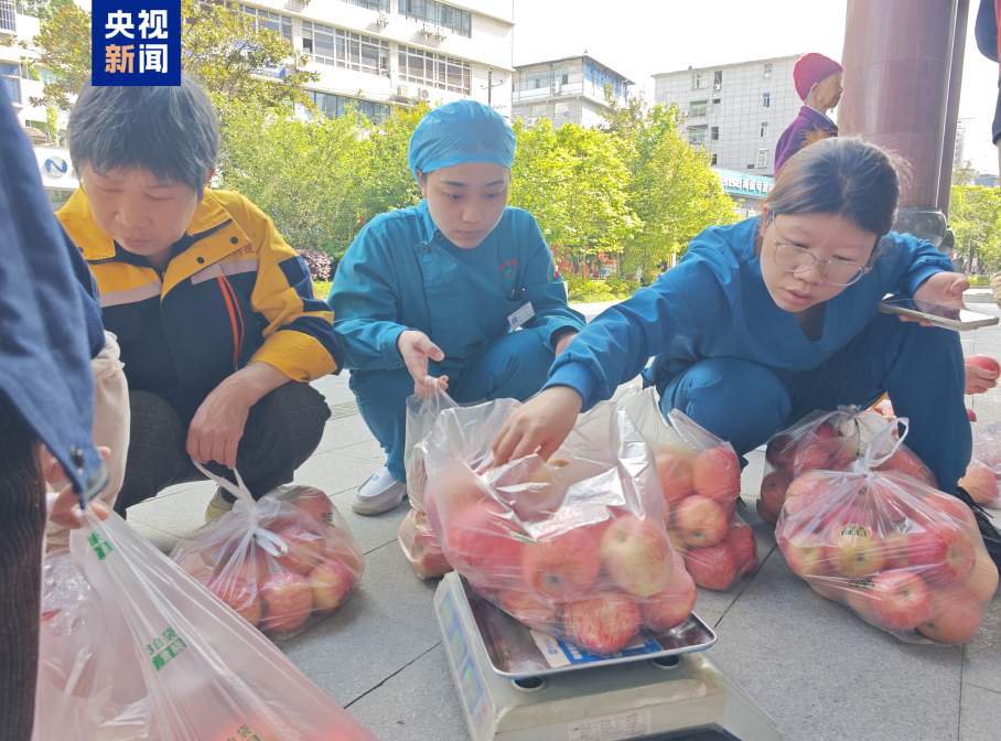 全城接力 不到1天卖完8000斤苹果