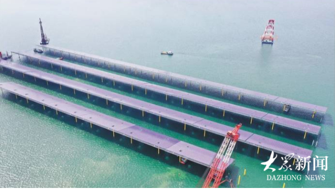 海上建电站，山东人把阳光“存进”了大海！