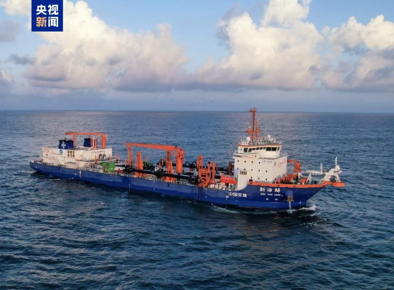 无人疏浚安排上了！我国首艘双动力挖泥船完成海试