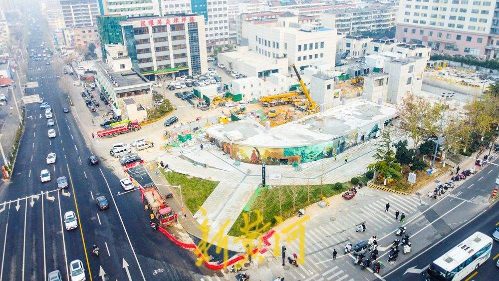 济南地铁4号线“收官站点”亮相，命名为山大路南口站