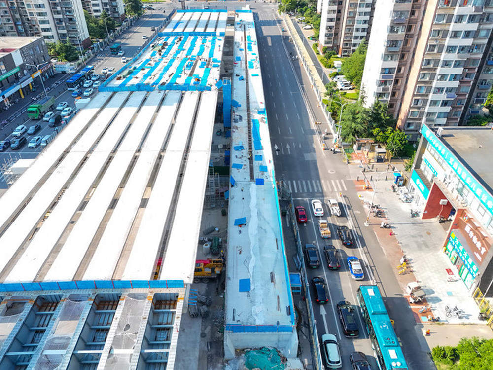 雏形初现！济南凤凰黄河大桥南延工程五工区匝道施工加速推进