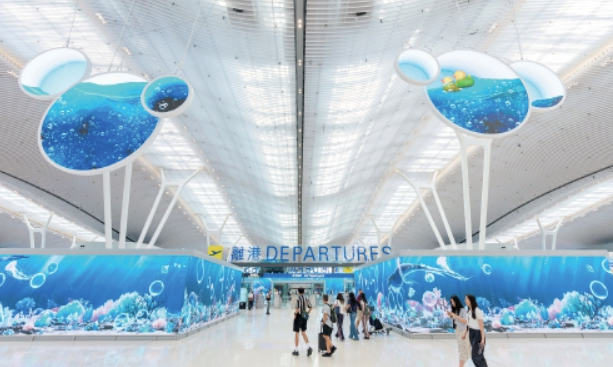 香港国际机场二号客运大楼旅客离港设施启用