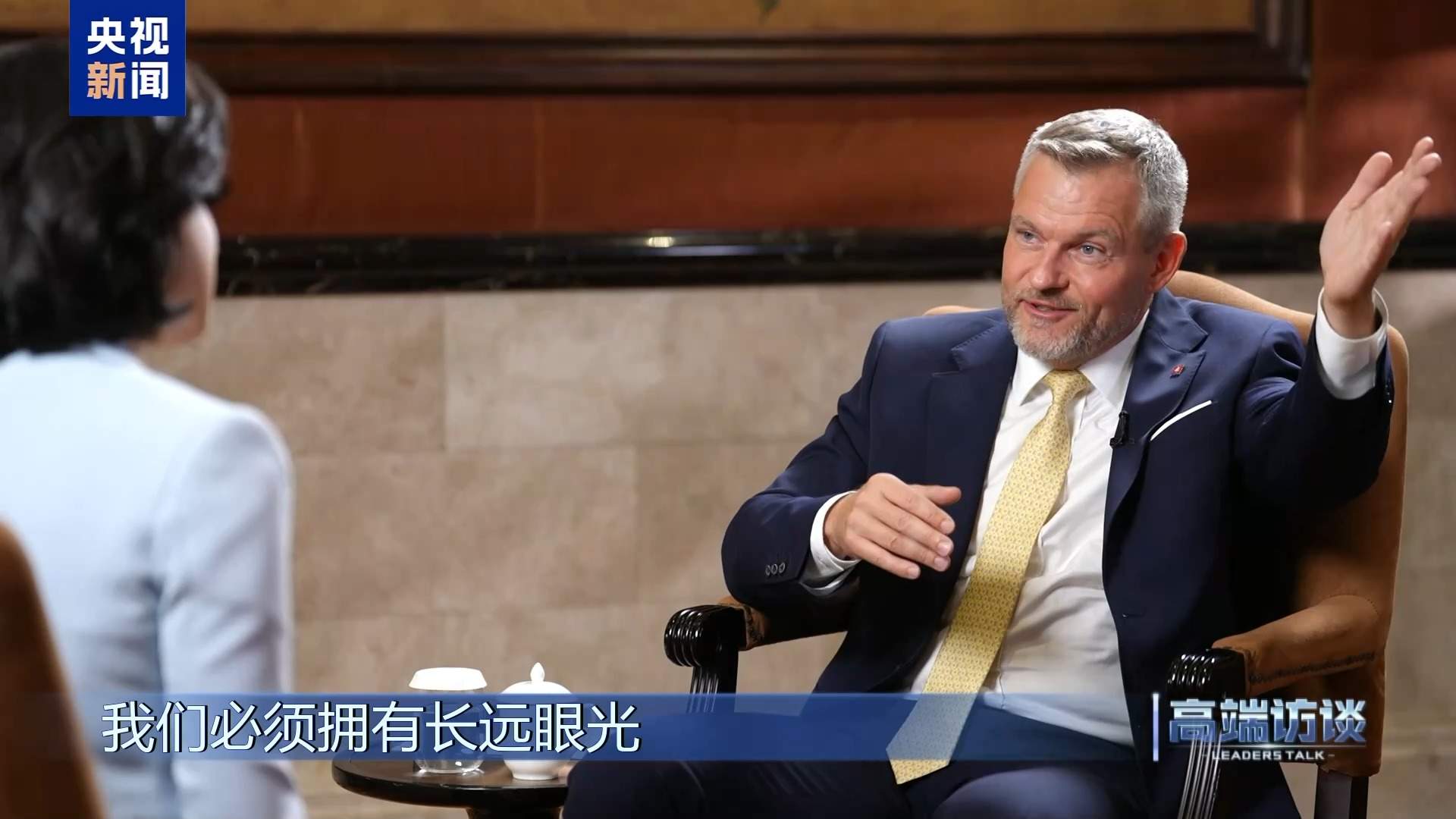 高端访谈丨专访斯洛伐克总统彼得·佩列格里尼