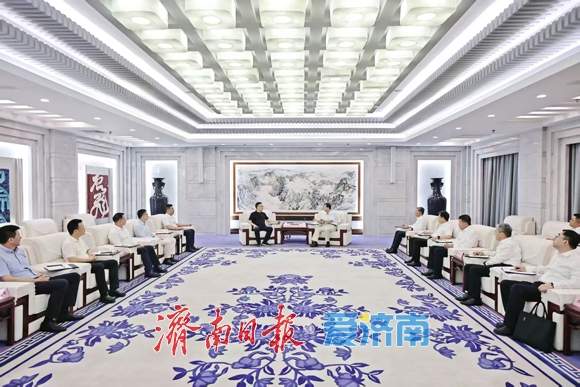 刘强会见深圳市汇川技术股份有限公司客人