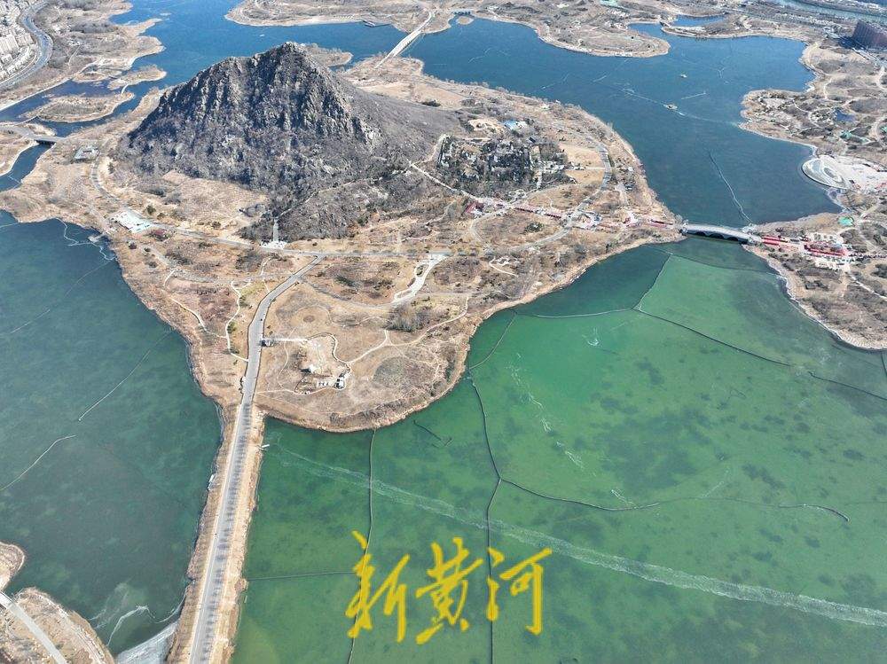 华山湖结冰 立春寒意浓