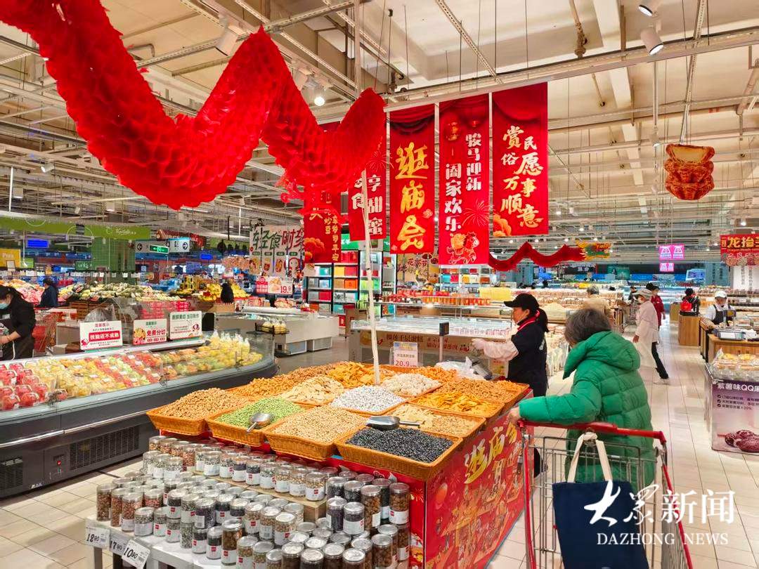 二月二“龙抬头”寻味传统，济南超市设专区热卖糖豆