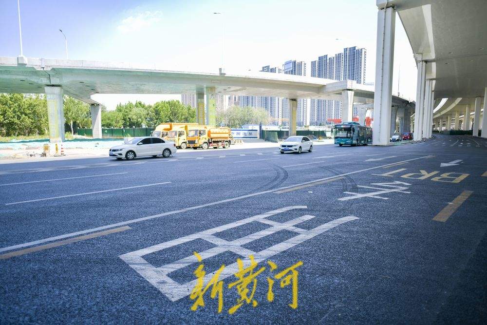 项目强省会｜济南新建零点立交桥下道路换新装