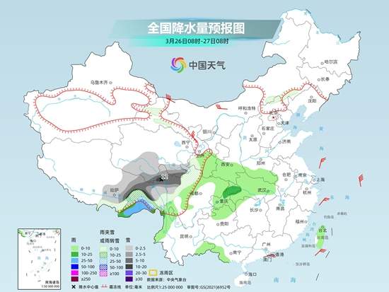 江南江汉等地有强降雨伴强对流 中东部将迎明显降温