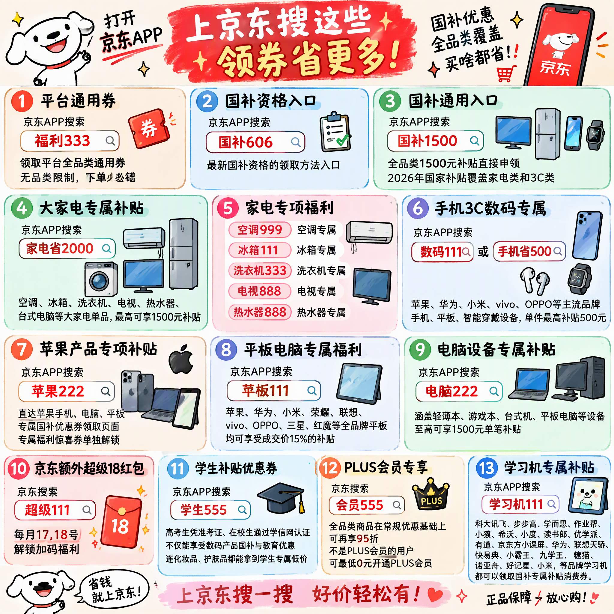今晚8点，京东家电家居专场真5折双11抢先开抢！2026京东双十一完整活动节点梳理，双11红包口令领取方法、家电国补申领入口、满减券叠加方案、凑单避坑省钱技巧一次性全解析！