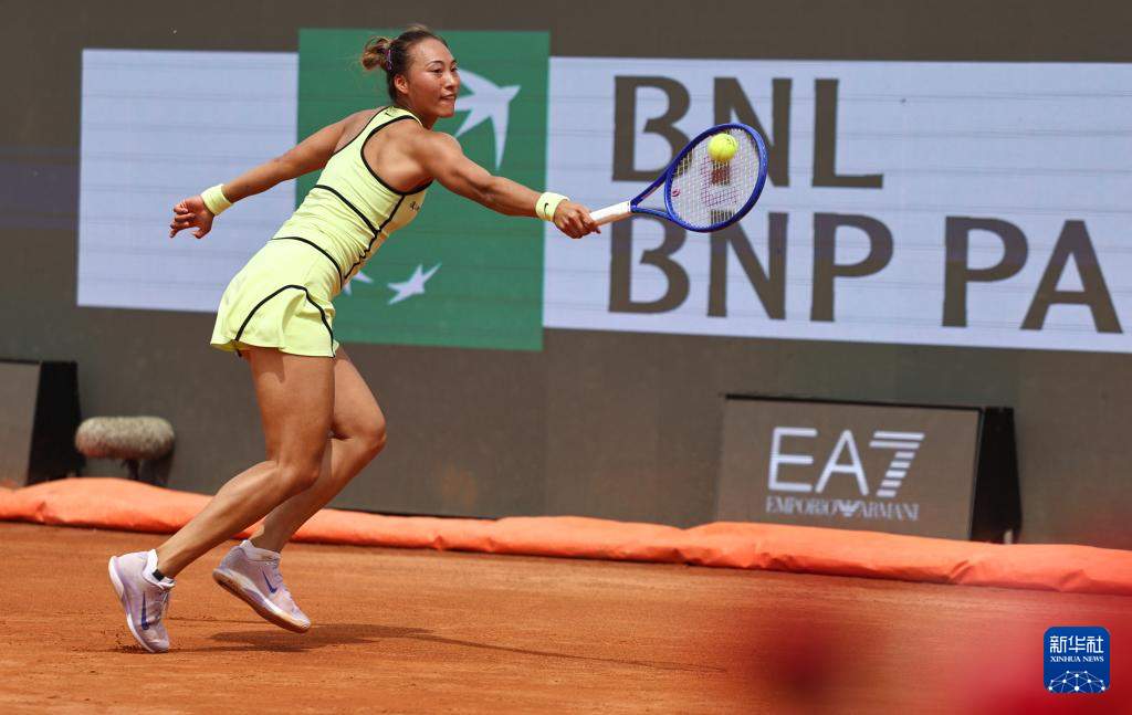 WTA1000罗马站：郑钦文晋级