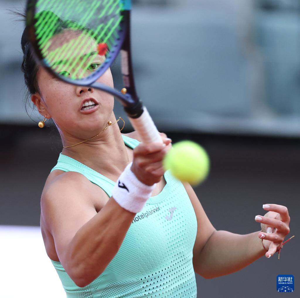 网球——WTA1000罗马站：张帅止步首轮