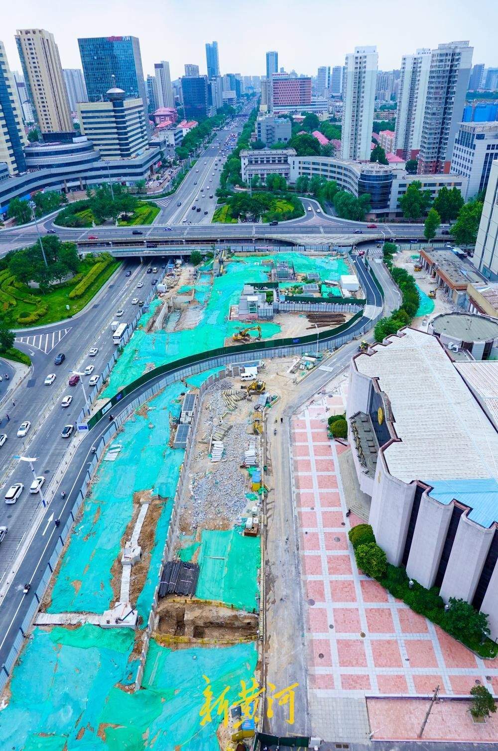 项目强省会｜地铁4号线八一立交桥站出入口周边进入地面恢复阶段