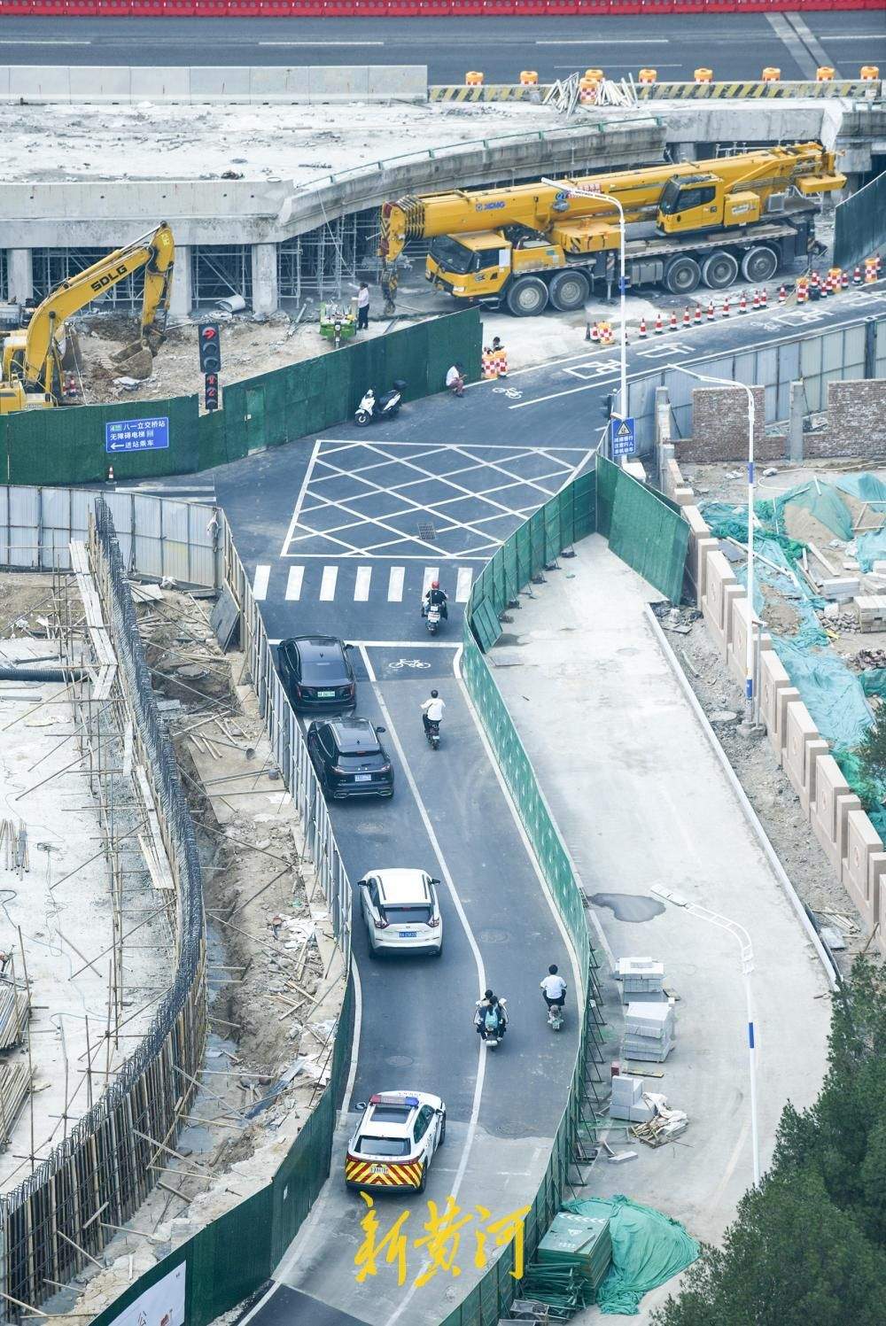 济南八一立交桥东北角匝道恢复建设