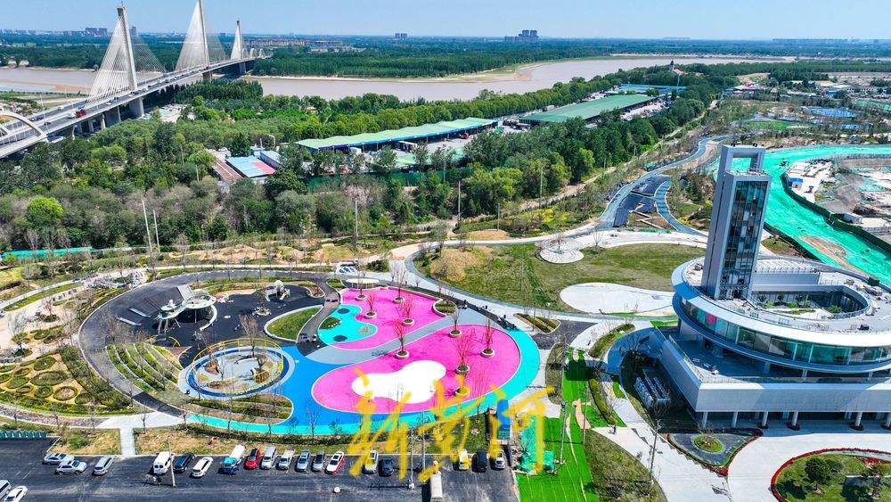 集运动健身自然景观为一体，黄河畔新建绿地公园打造市民休闲好去处