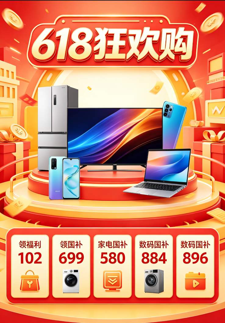 京东淘宝618活动什么时候开始？2026年京东618活动全攻略：5月6日启动，46天超长狂欢，红包、国补、满减叠加指南！