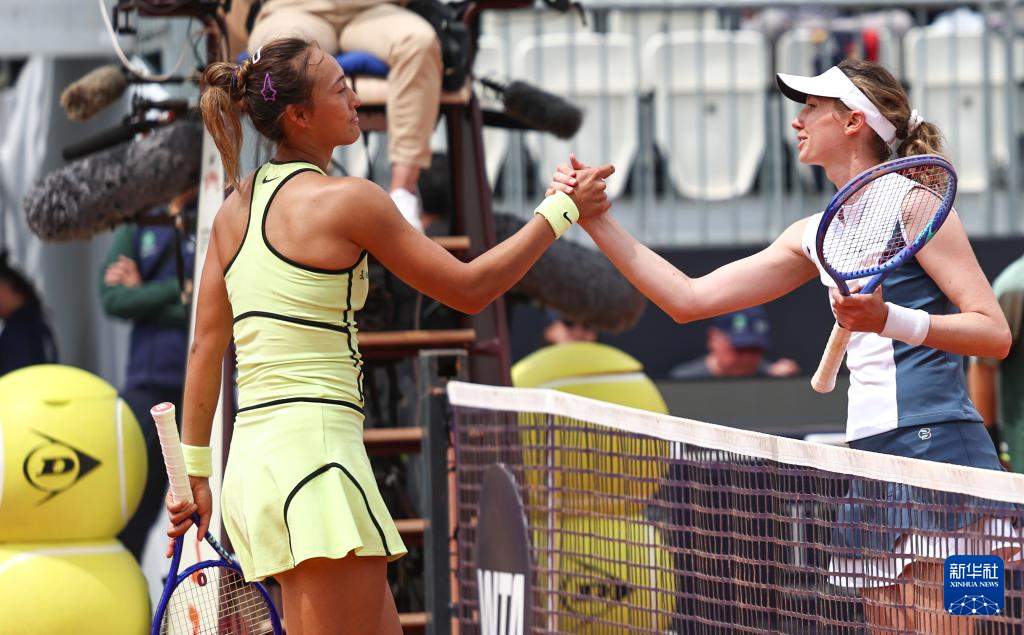 WTA1000罗马站：郑钦文晋级