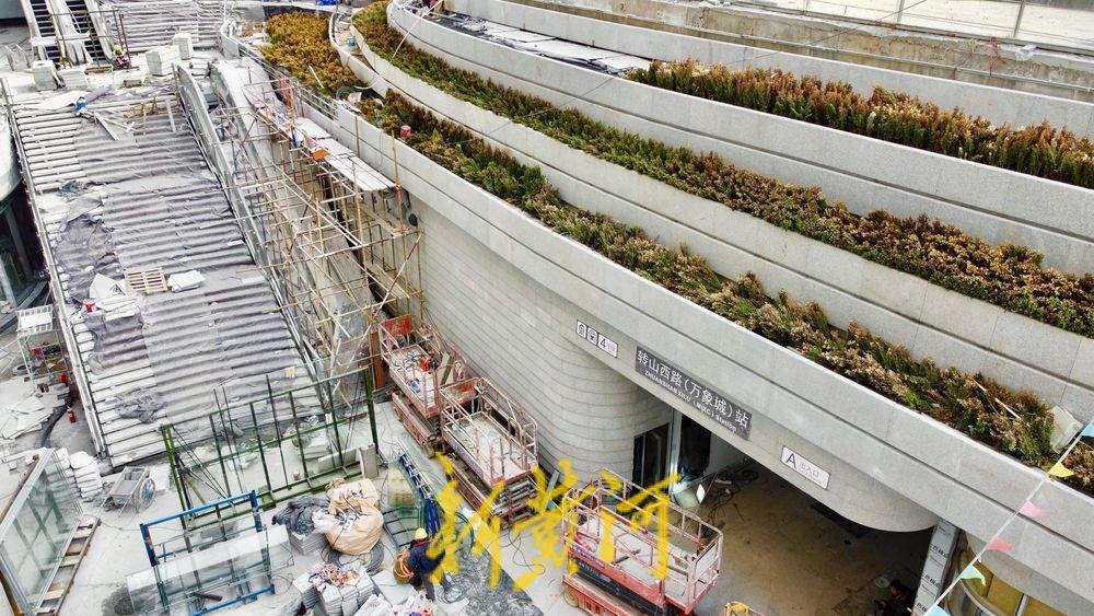 项目强省会｜济南CBD商圈地铁站四出入口亮相，地下连通万象城实现便捷换乘