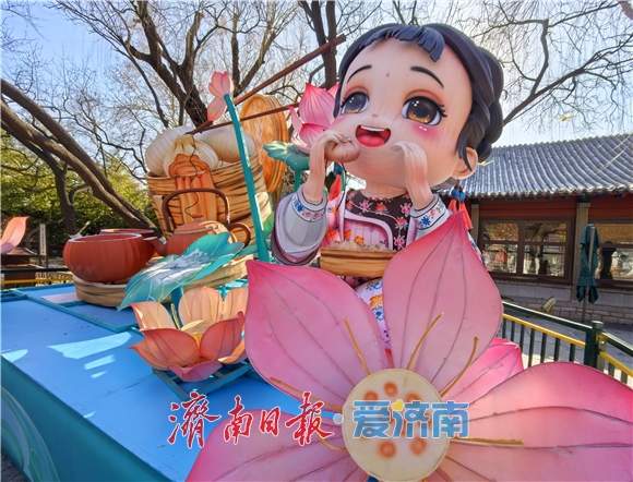 “三景融河·光映泉城”,济南市第45届天下第一泉迎春花灯会蓄势待发