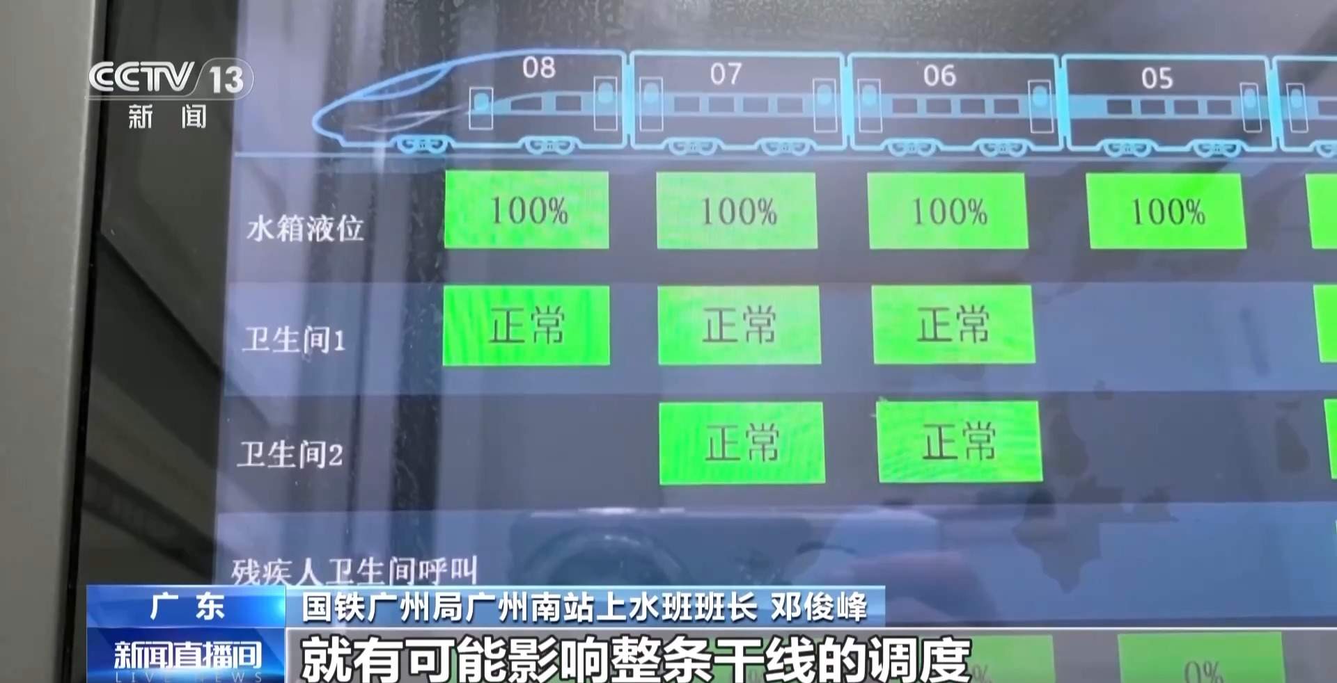 高温+暴雨 蒸煮模式下谁在为高铁“解渴”？