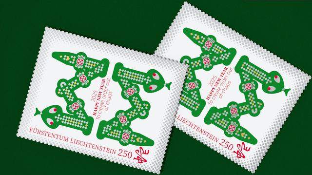 联合国发行蛇年生肖邮票,设计师潘虎:四蛇盘绕,生生不息