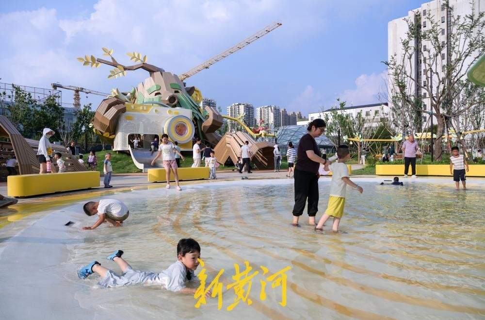 槐苑文化体育公园将开放 “神奇槐谷”游乐区吸引众多儿童