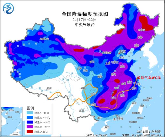 @所有人 复杂天气再次上线！寒潮、暴雪、冻雨、雷电将影响这些区域