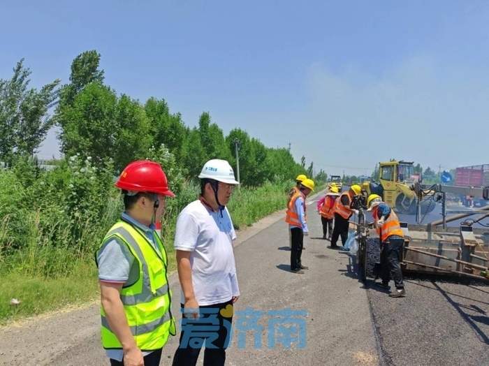 220国道东郑线济南滨州界至泰兴西街段养护工程主线贯通