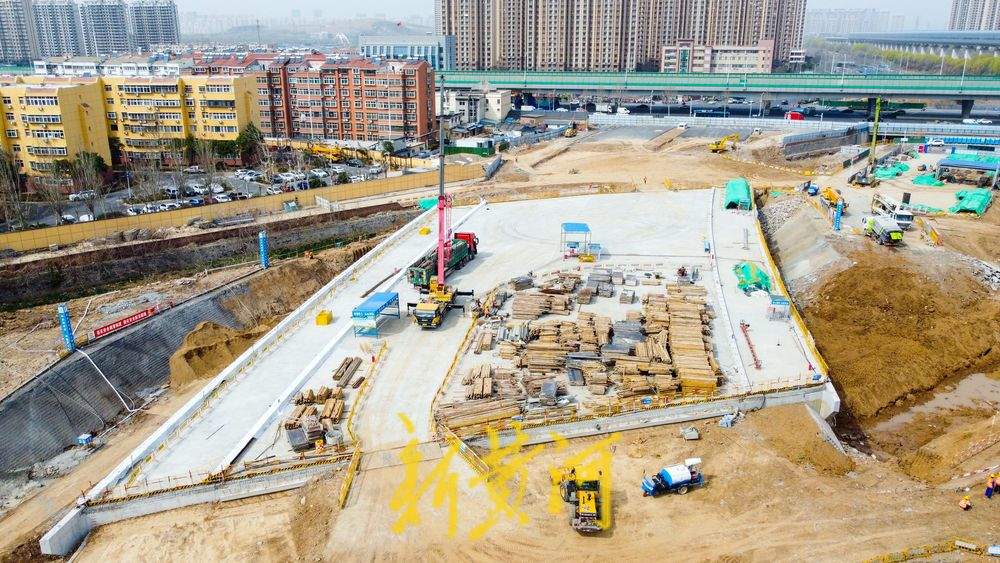 济南奥体西路北延开启下穿黄东联络线施工