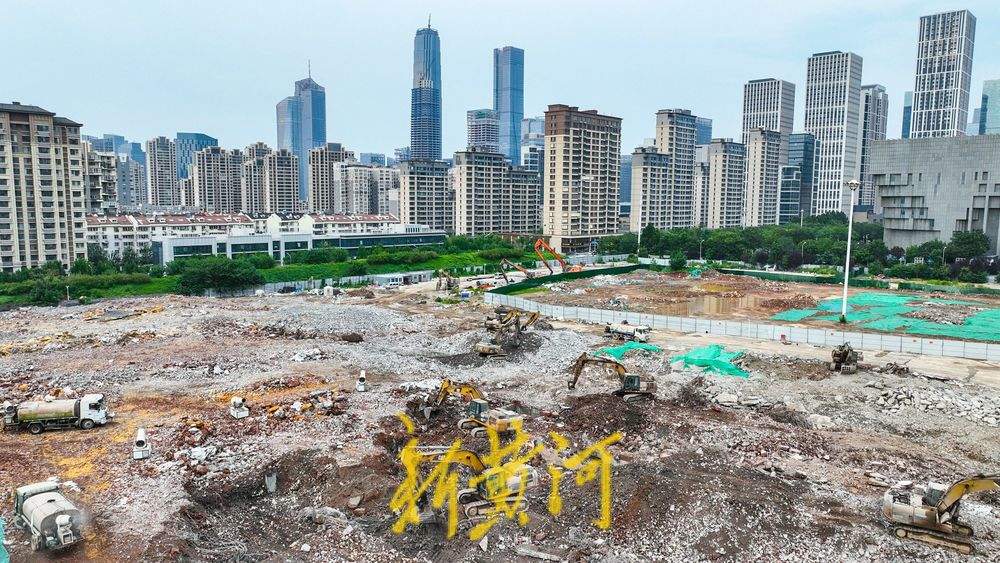 济南文博西片区一期地块拆除收尾，商业住宅开发同步启动