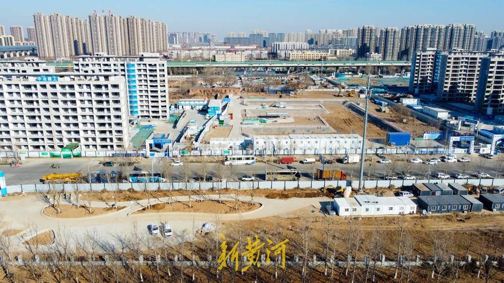 大辛庄考古遗址公园一期建设推进，临街建设市民休闲区