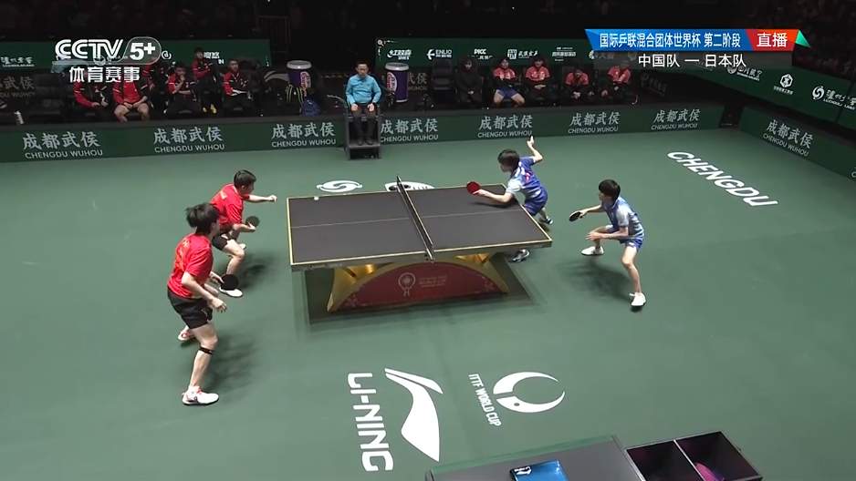 国乒八连胜！混团世界杯中国队8比5战胜日本队