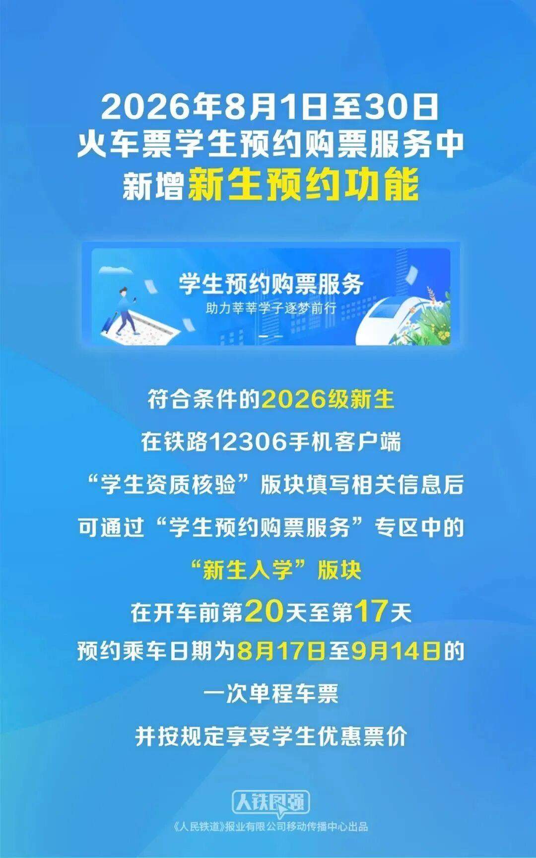 下周开学 新生购票和携带物品指南来了！