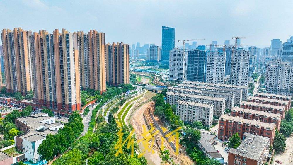 大辛河提升改造 泄洪河道变身景观河