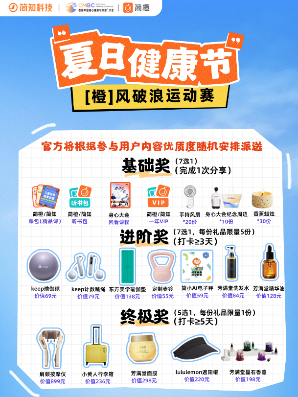 简知科技X简橙X身心大会 