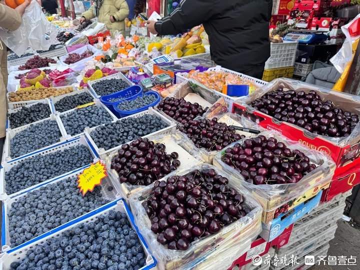 十天价格下降三成，济南海运车厘子上市