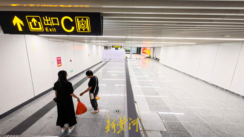 300多米长地下通道“现身” 将连通地铁站点与济南火车站北广场