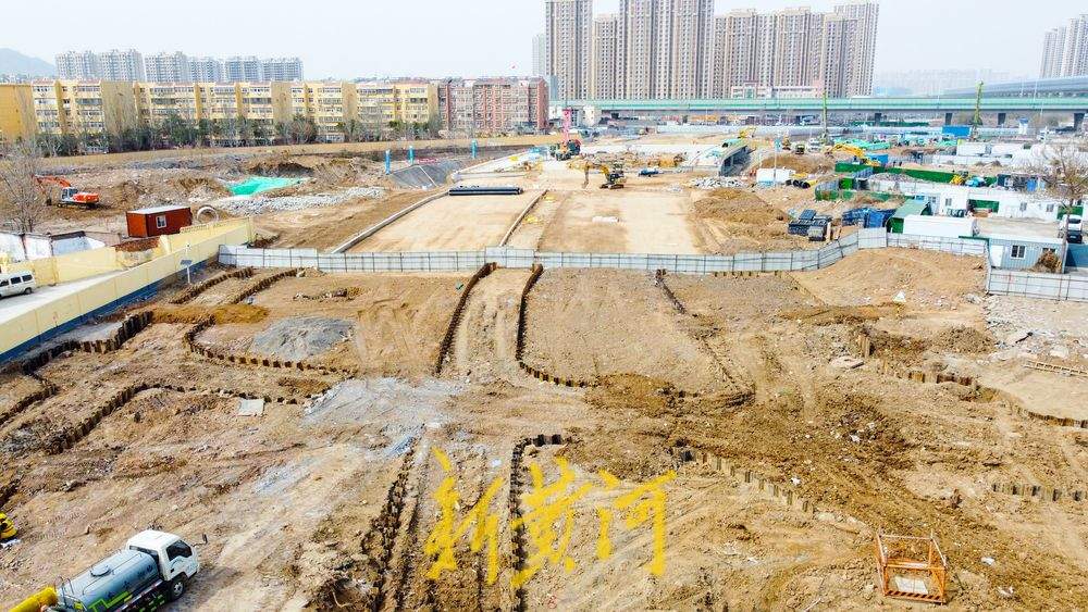济南奥体西路北延开启下穿黄东联络线施工