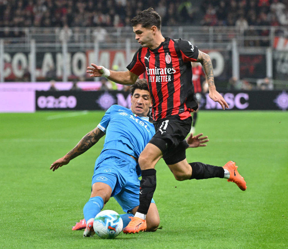 意甲｜10人米兰主场力克那不勒斯