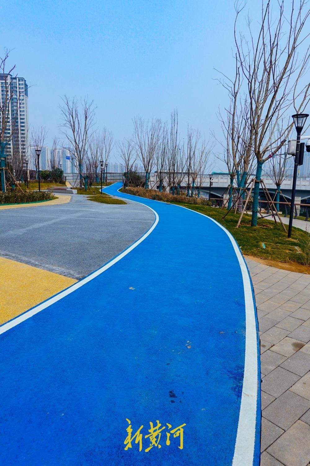 济南北湖片区新建生态廊道，串联泉城特色风貌