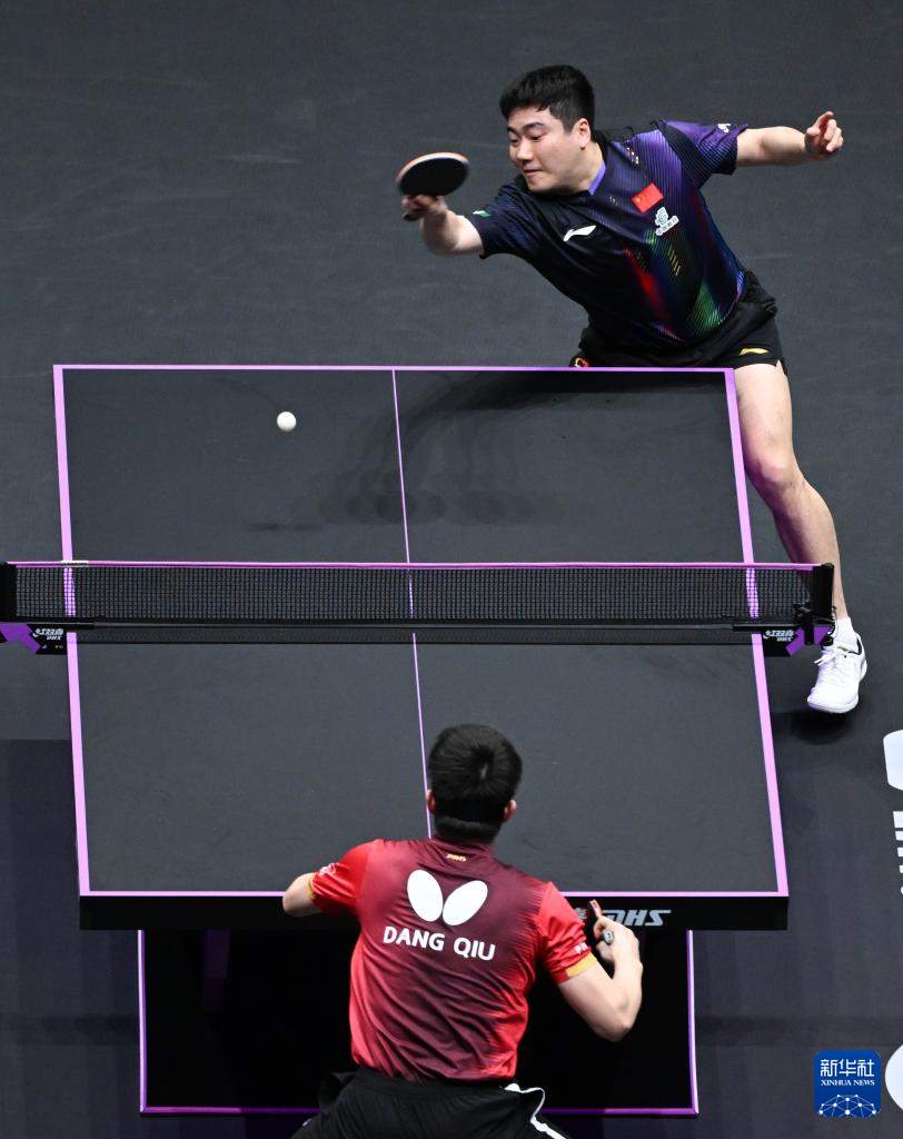 乒乓球——WTT重庆冠军赛：梁靖崑无缘男单八强