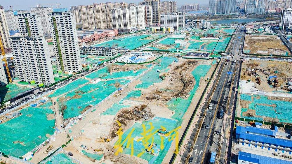 济南北湖片区新河道建设启动，3座跨河桥同步建设
