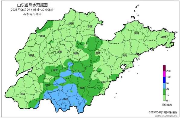 山东北部和南部局地有大到暴雨！济南最新天气预报
