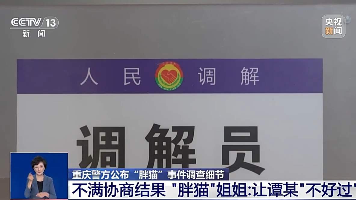 “胖猫”姐姐涉嫌误导舆论被多平台封禁 总台专访重庆警方公布独家调查细节→