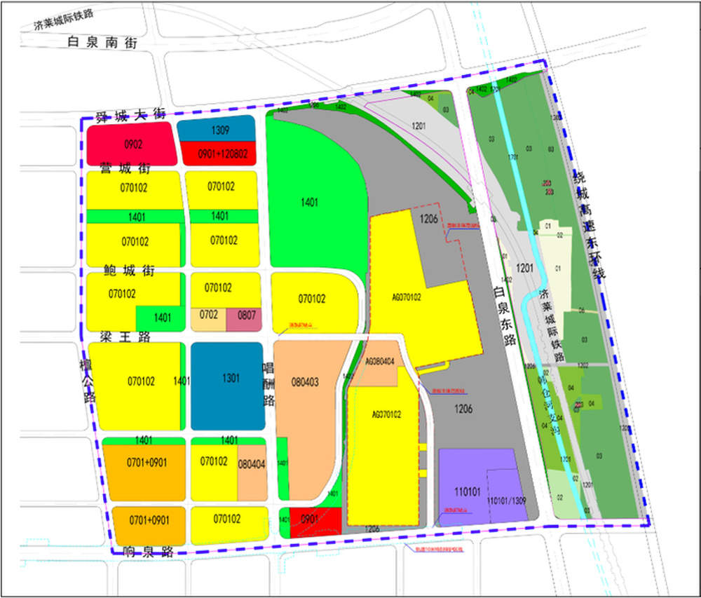济南王舍人片区06街区控规公示，释放新一批住宅用地
