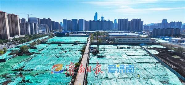 济南奥体西路旁将建轨道交通7号线停车场