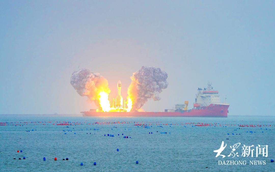 全球最大固体火箭海阳再问天!山东的“航天一盘棋”下得有多大?