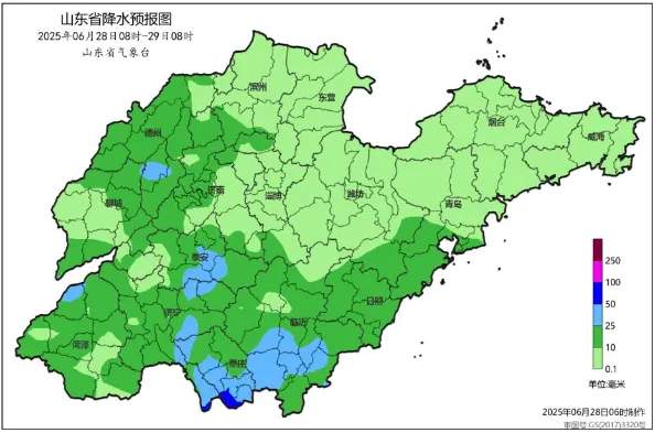 山东北部和南部局地有大到暴雨！济南最新天气预报